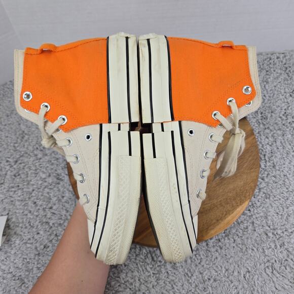 Converse Chuck Taylor 70 Hi 2-in-1 Feng Chen Wang Orange Ivory Y2K Daily Sneaker - Picture 8 of 13